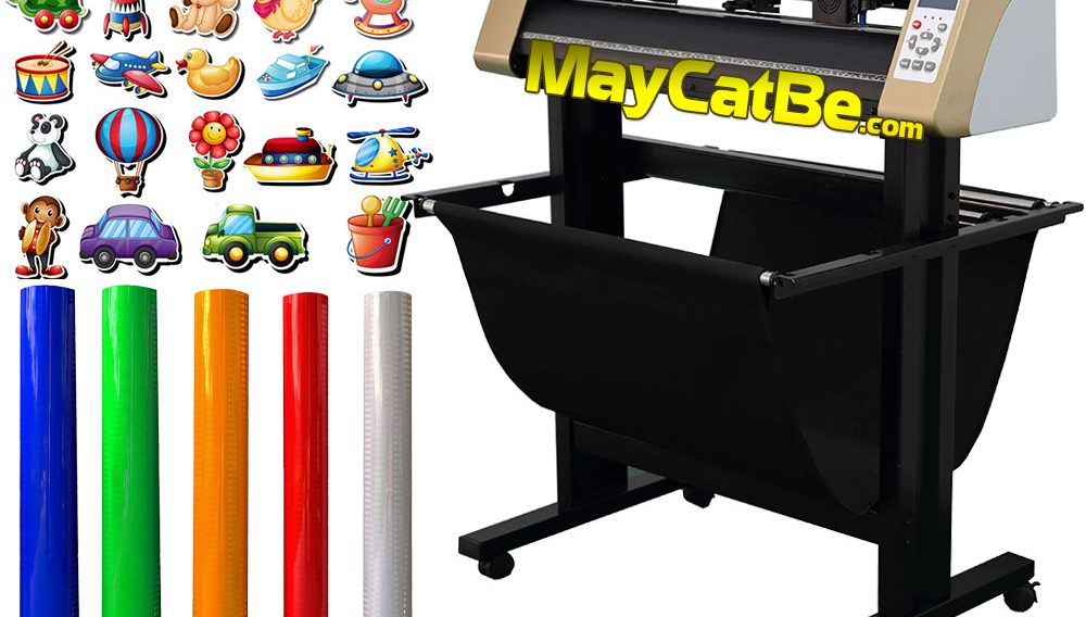Máy cắt decal, bế tem nhãn AS-720 giá rẻ